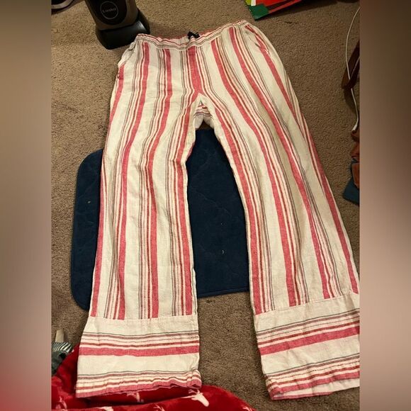 Ellen Tracy striped pants 12 - Picture 2 of 7